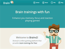 Tablet Screenshot of brainv2.com